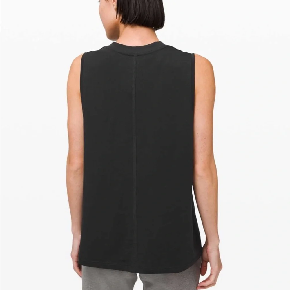 lululemon athletica all yours boyfriend crewneck baggy oversized tank top - Picture 2 of 6